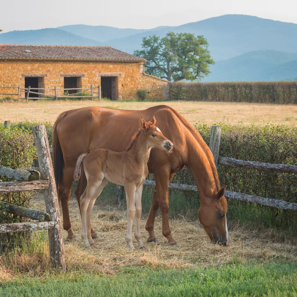 Élevage de chevaux, Matthieu Traglio, Vonnas