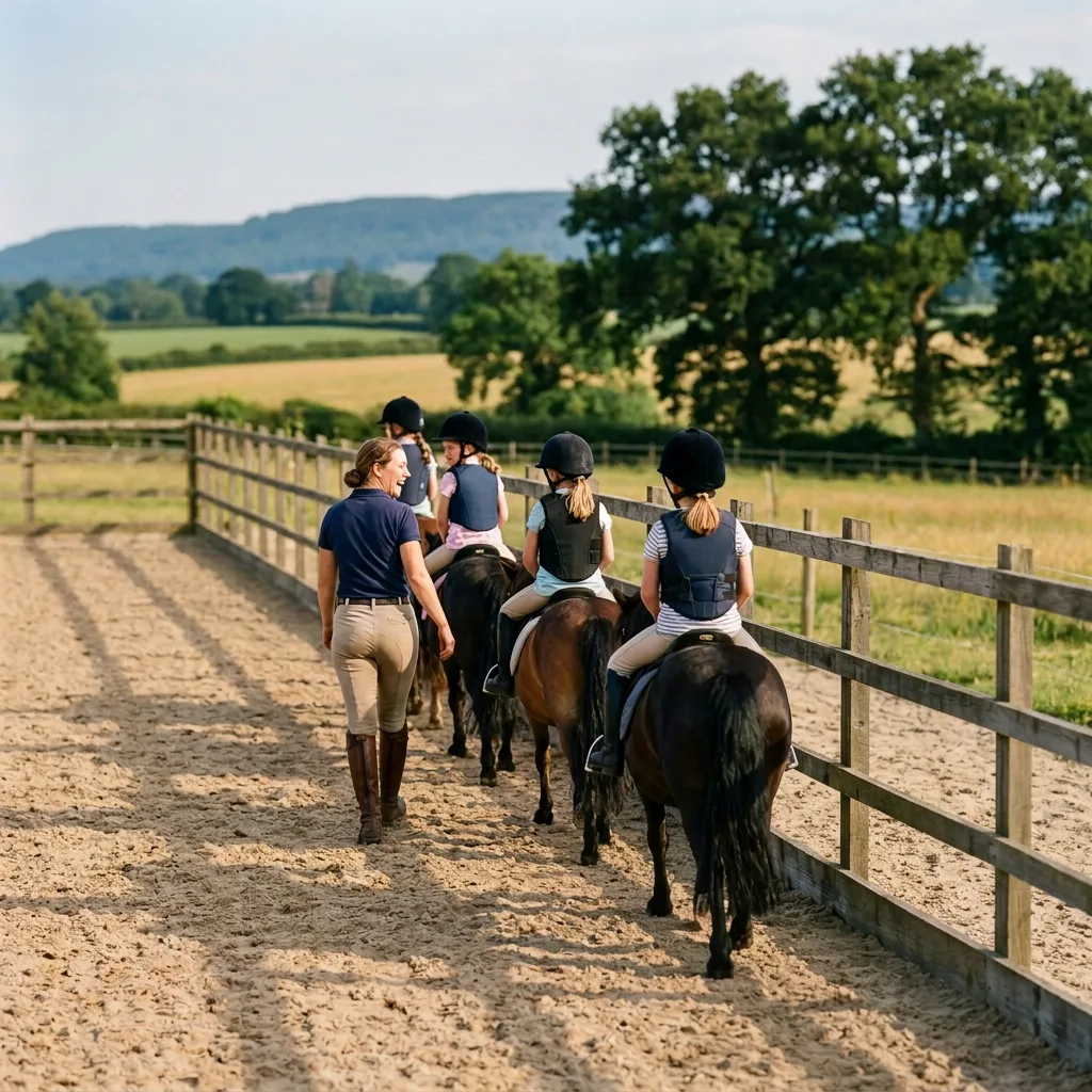 Cours de poney à Vonnas, Ain
